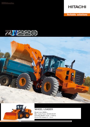 Cargadoras de ruedas Hitachi ZW220-5A