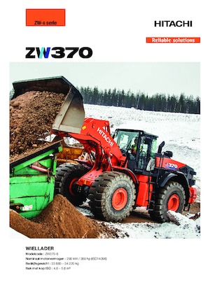 Cargadoras de ruedas Hitachi ZW370-6