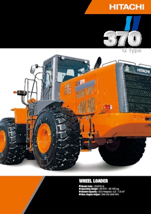 Cargadoras de ruedas Hitachi ZW370-G