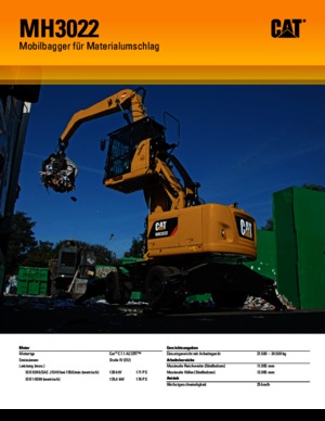 Manipuladores de materiales Caterpillar MH3022