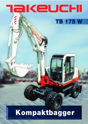 Excavadoras hidráulicas  de ruedas Takeuchi TB 175 W