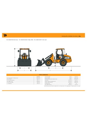 Cargadoras de ruedas JCB 406