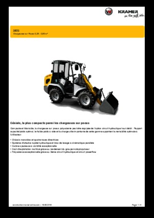 Cargadoras de ruedas Kramer 5025