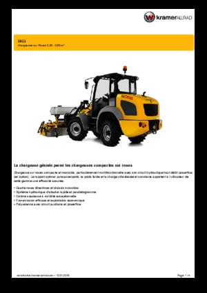 Cargadoras de ruedas Kramer 5055