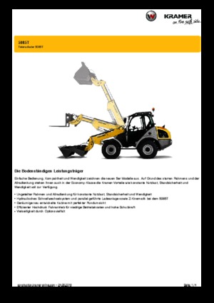 Cargadoras de ruedas Kramer 5085 T