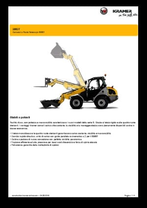 Cargadoras de ruedas Kramer 5085 T