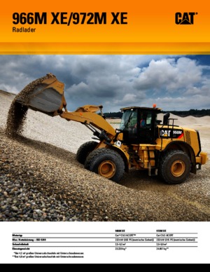 Cargadoras de ruedas Caterpillar 966M XE