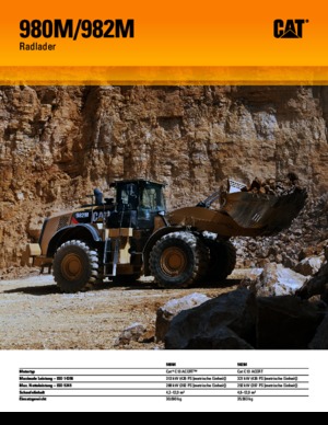 Cargadoras de ruedas Caterpillar 980M