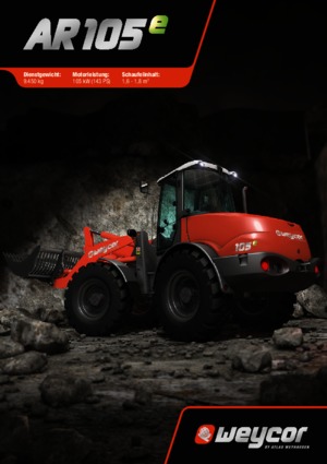 Cargadoras de ruedas weycor AR 105 e