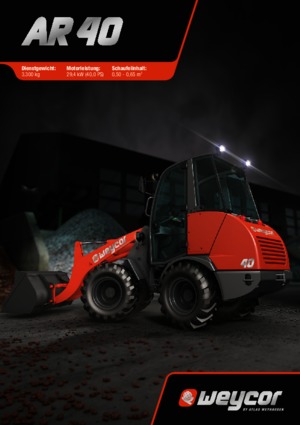 Cargadoras de ruedas weycor AR 40
