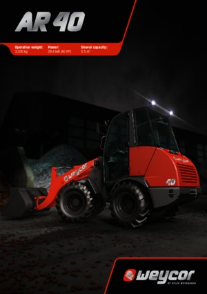 Cargadoras de ruedas weycor AR 40