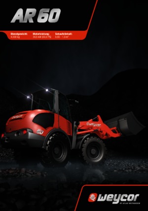 Cargadoras de ruedas weycor AR 60