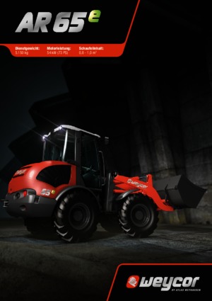 Cargadoras de ruedas weycor AR 65 e