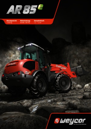 Cargadoras de ruedas weycor AR 85 e