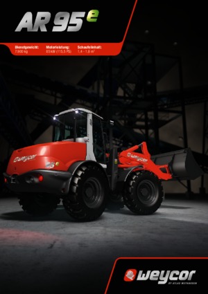 Cargadoras de ruedas weycor AR 95 e