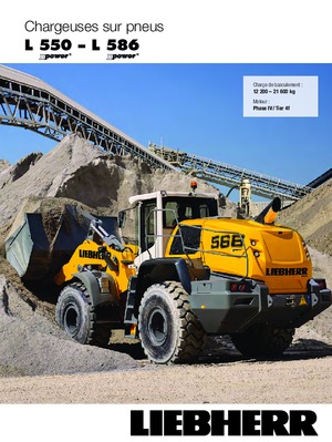 Cargadoras de ruedas Liebherr L 550 XPower