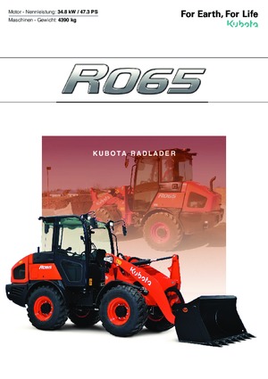 Cargadoras de ruedas Kubota R065