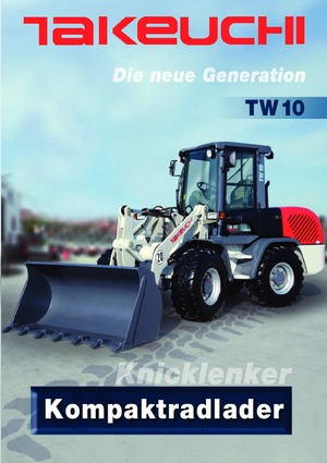 Cargadoras de ruedas Takeuchi TW 10