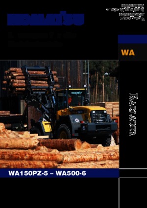 Cargadoras de ruedas Komatsu WA150PZ-6