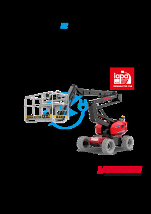 Plataformas articuladas de ruedas Manitou 160 ATJ+ E