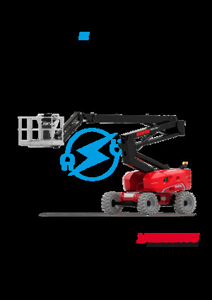 Plataformas articuladas de ruedas Manitou 200 ATJ E