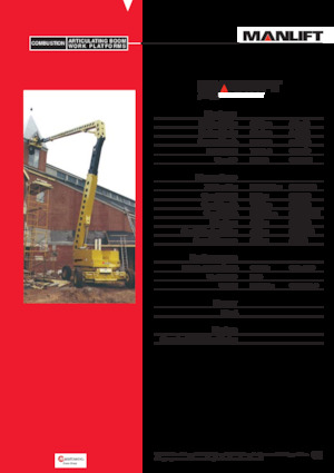 Plataformas articuladas de ruedas Grove-Manlift A 125 J