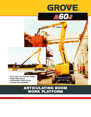 Plataformas articuladas de ruedas Grove-Manlift A 60 J
