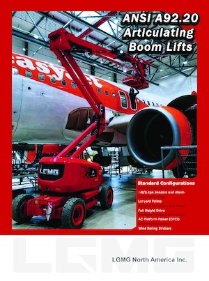 Plataformas articuladas de ruedas LGMG  A45JE 