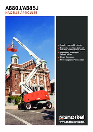 Plataformas articuladas de ruedas Snorkel AB85J