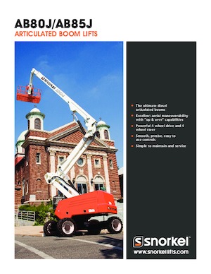 Plataformas articuladas de ruedas Snorkel AB85J