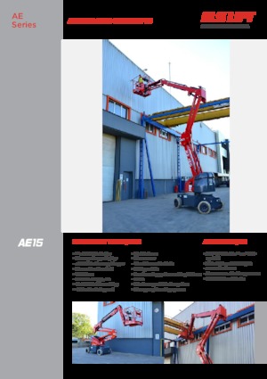 Plataformas articuladas de ruedas ELS Lift AE 15