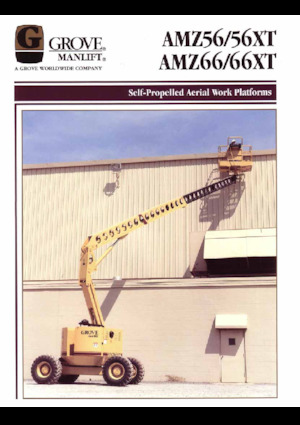 Plataformas articuladas de ruedas Grove-Manlift AMZ 66 XT