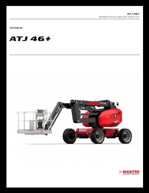 Plataformas articuladas de ruedas Manitou ATJ 46+