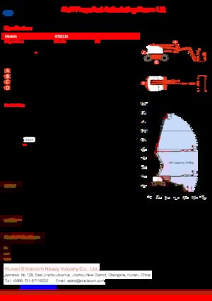 Plataformas articuladas de ruedas Sinoboom GTZZ15J