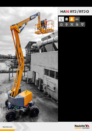 Plataformas articuladas de ruedas Haulotte HA16 RTJ