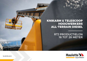 Plataformas articuladas de ruedas Haulotte HA16 RTJ