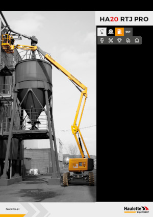 Plataformas articuladas de ruedas Haulotte HA20 RTJ PRO