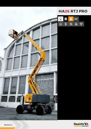 Plataformas articuladas de ruedas Haulotte HA26 RTJ PRO