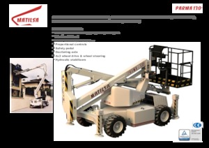 Plataformas articuladas de ruedas Matilsa Parma 13 D