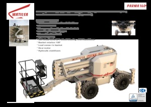 Plataformas articuladas de ruedas Matilsa Parma 16 D