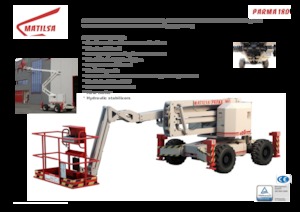 Plataformas articuladas de ruedas Matilsa Parma 18 D