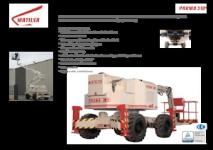 Plataformas articuladas de ruedas Matilsa Parma 21 D