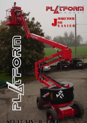 Plataformas articuladas de ruedas Platform Basket SEL 17 AJX