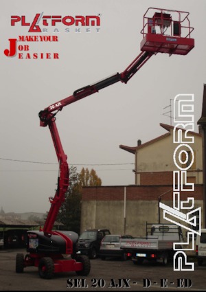 Plataformas articuladas de ruedas Platform Basket SEL 20 AJX