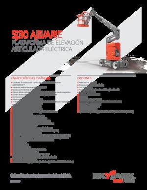 Plataformas articuladas de ruedas Skyjack SJ30 AJE
