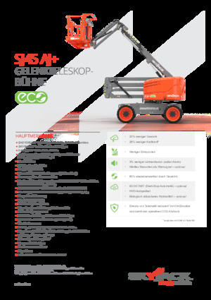 Plataformas articuladas de ruedas Skyjack SJ45 AJ+