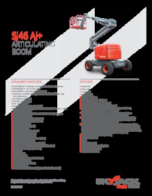 Plataformas articuladas de ruedas Skyjack SJ46 AJ+