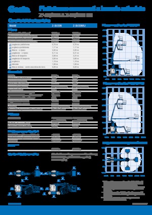 Plataformas articuladas de ruedas Genie Z-30/20N RJ