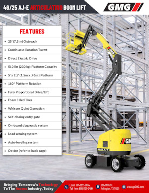 Plataformas articuladas de ruedas GMG 46/25 AJ-E