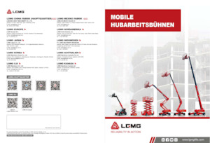 Plataformas articuladas de ruedas LGMG  AR32J-2